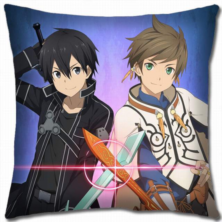 Sword Art Online Double-sided full color pillow cushion 45X45CM-d5-240 NO FILLING