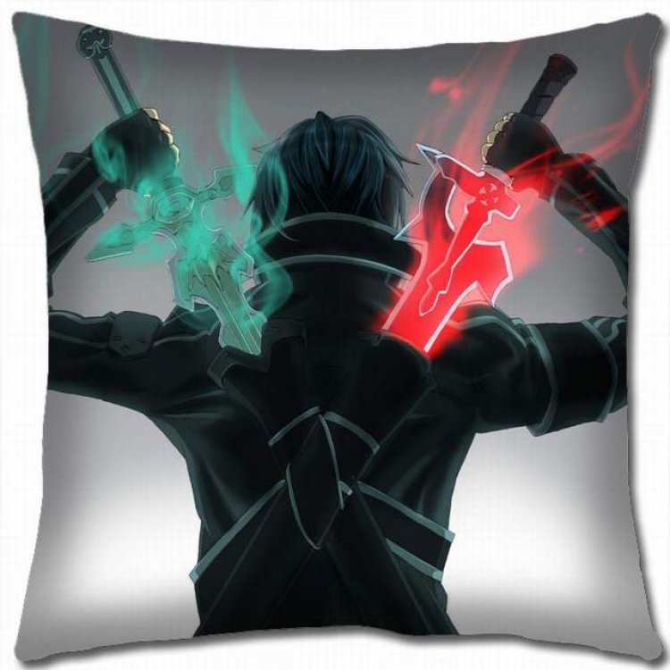 Sword Art Online Double-sided full color pillow cushion 45X45CM-d5-27 NO FILLING