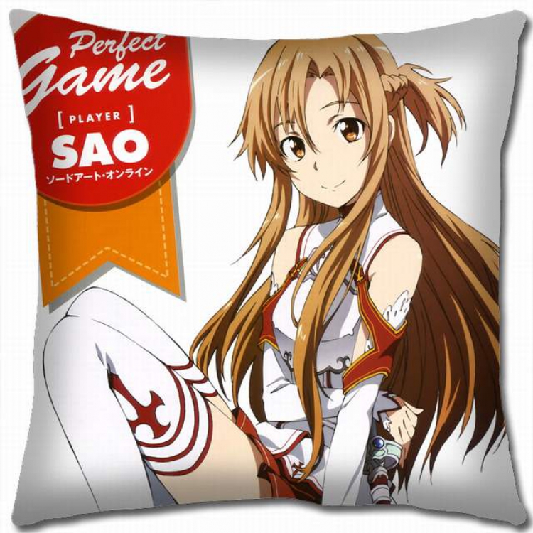 Sword Art Online Double-sided full color pillow cushion 45X45CM-d5-28 NO FILLING