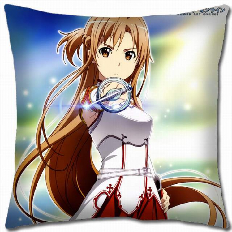 Sword Art Online Double-sided full color pillow cushion 45X45CM-d5-34 NO FILLING