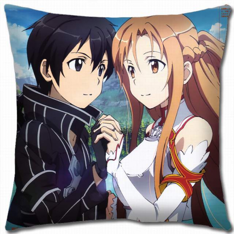 Sword Art Online Double-sided full color pillow cushion 45X45CM-d5-31 NO FILLING