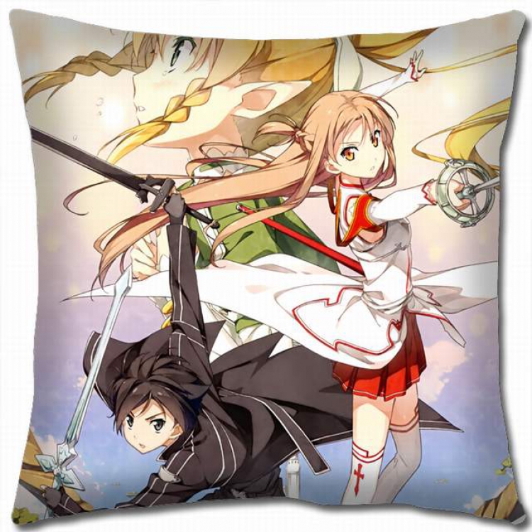 Sword Art Online Double-sided full color pillow cushion 45X45CM-d5-36 NO FILLING