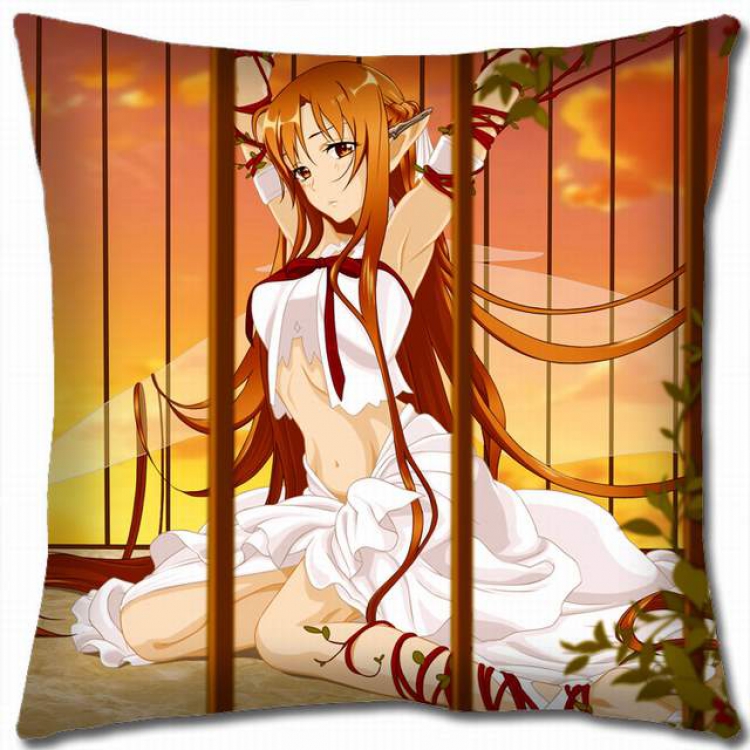 Sword Art Online Double-sided full color pillow cushion 45X45CM-d5-41 NO FILLING