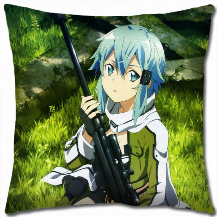 Sword Art Online Double-sided full color pillow cushion 45X45CM-d5-48 NO FILLING