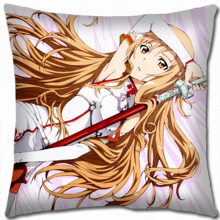Sword Art Online Double-sided full color pillow cushion 45X45CM-d5-50 NO FILLING