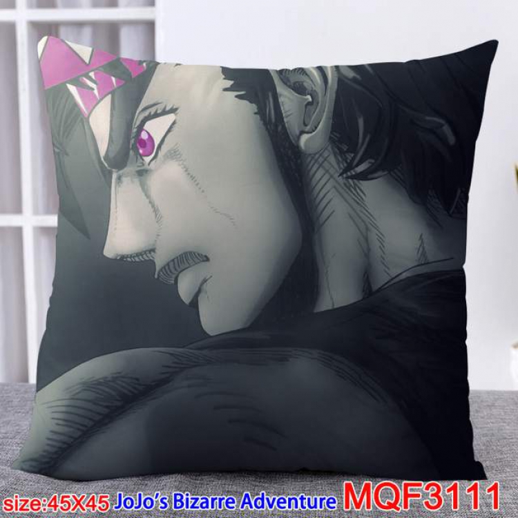 JoJos Bizarre Adventure Double-sided full color pillow dragon ball 45X45CM MQF 3111