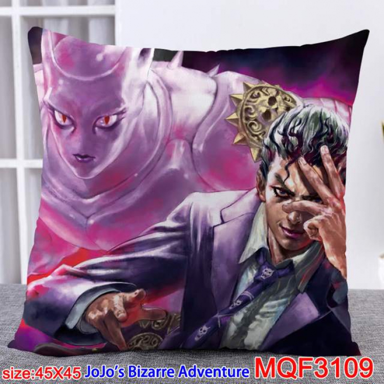 JoJos Bizarre Adventure Double-sided full color pillow dragon ball 45X45CM MQF 3109