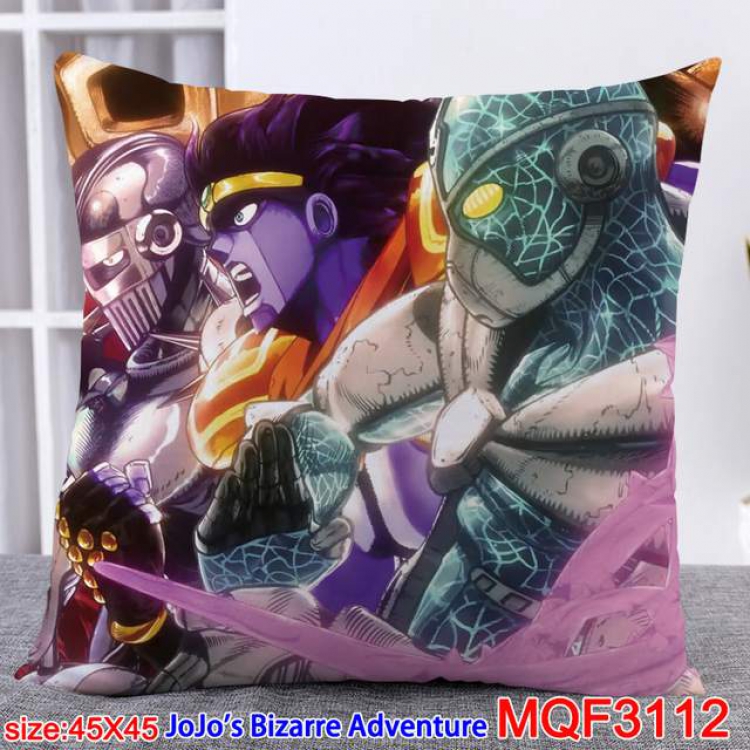 JoJos Bizarre Adventure Double-sided full color pillow dragon ball 45X45CM MQF 3112