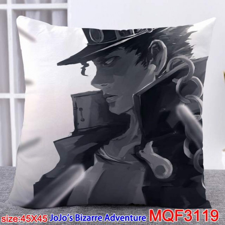 JoJos Bizarre Adventure Double-sided full color pillow dragon ball 45X45CM MQF 3119