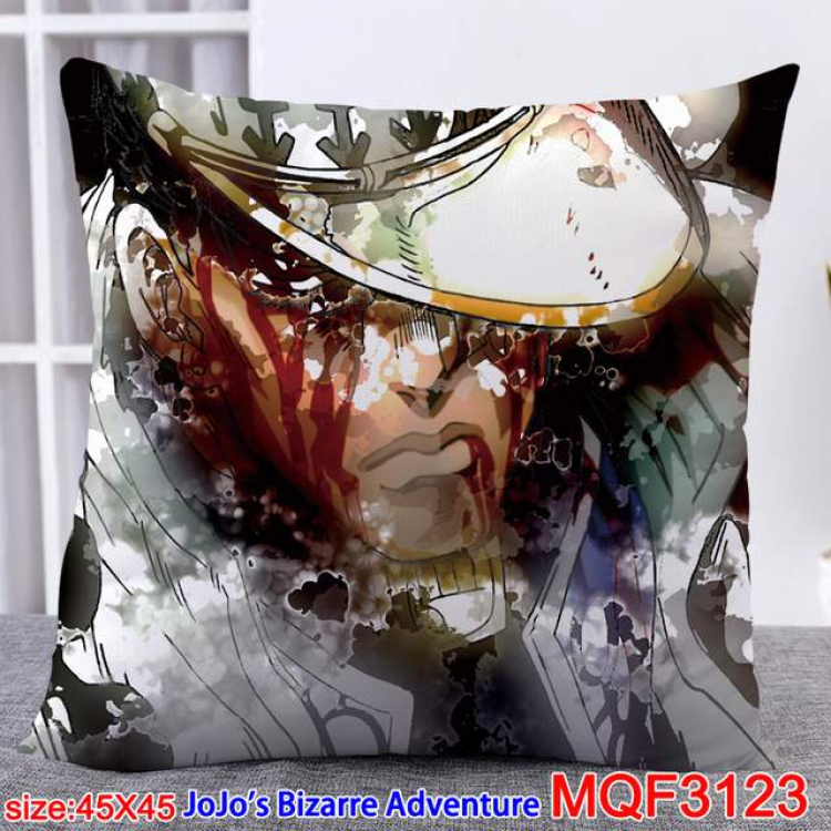 JoJos Bizarre Adventure Double-sided full color pillow dragon ball 45X45CM MQF 3123