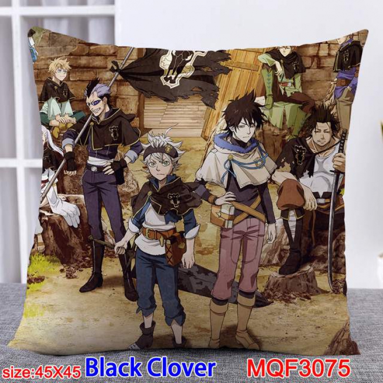 Black Clover Double-sided full color pillow dragon ball 45X45CM MQF 3075