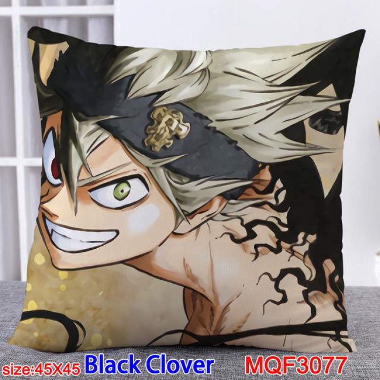 Black Clover Double-sided full color pillow dragon ball 45X45CM MQF 3077