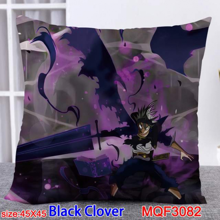 Black Clover Double-sided full color pillow dragon ball 45X45CM MQF 3082