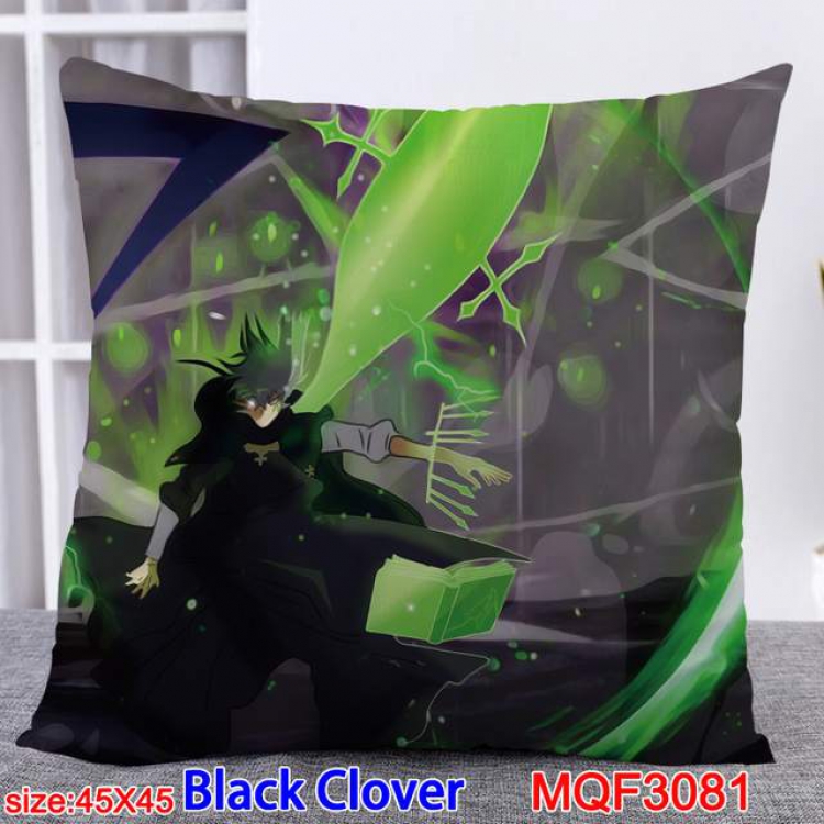 Black Clover Double-sided full color pillow dragon ball 45X45CM MQF 3081