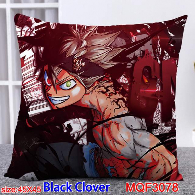 Black Clover Double-sided full color pillow dragon ball 45X45CM MQF 3078