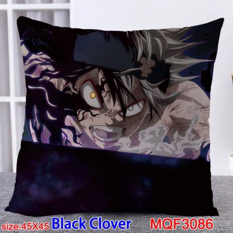 Black Clover Double-sided full color pillow dragon ball 45X45CM MQF 3086