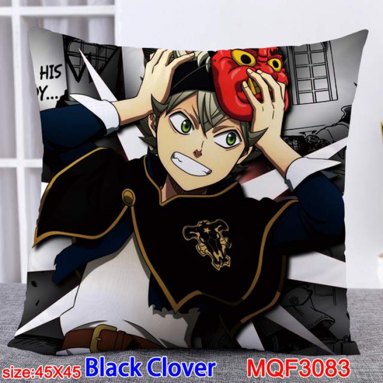 Black Clover Double-sided full color pillow dragon ball 45X45CM MQF 3083