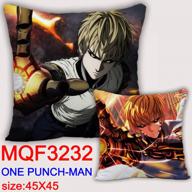 One Punch Man Double-sided full color pillow dragon ball 45X45CM MQF 3232
