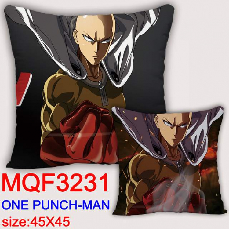 One Punch Man Double-sided full color pillow dragon ball 45X45CM MQF 3231