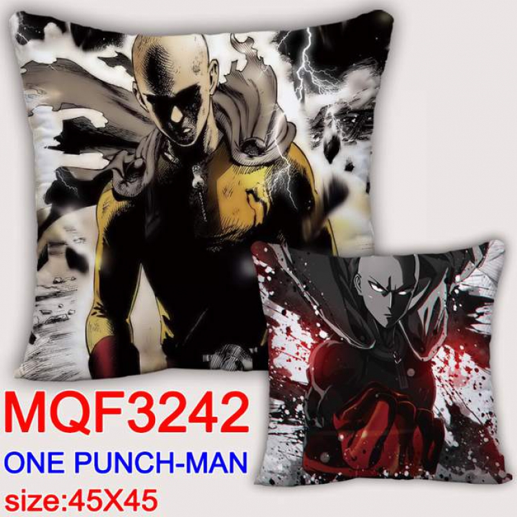 One Punch Man Double-sided full color pillow dragon ball 45X45CM MQF 3242