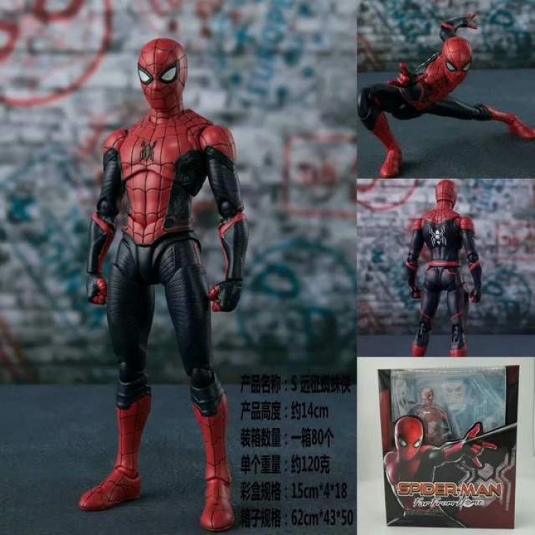 Far From Home Spider-Man Boxed Figure Decoration Model About 14CM about 120G a box of 80