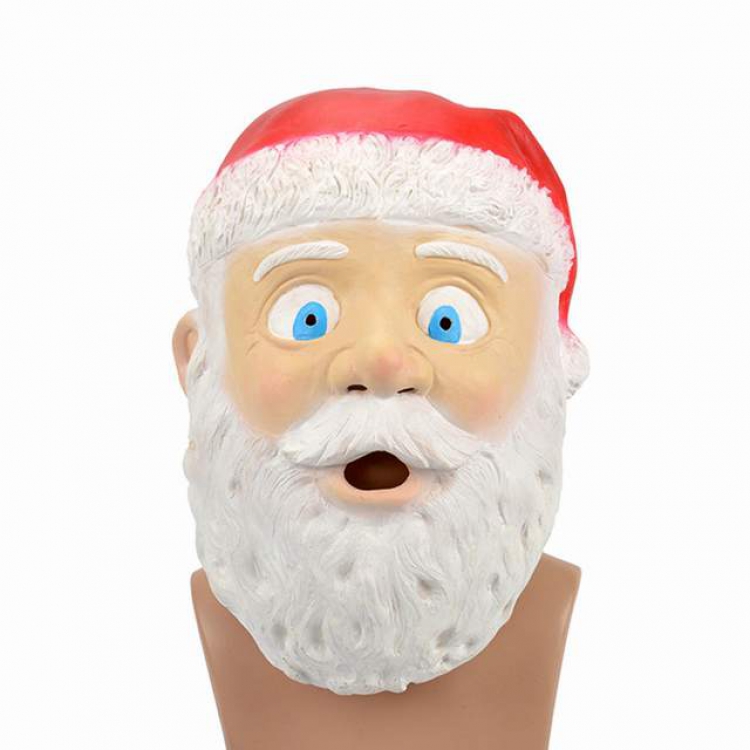 Santa Claus Latex mask 260G a set price for 5 pcs