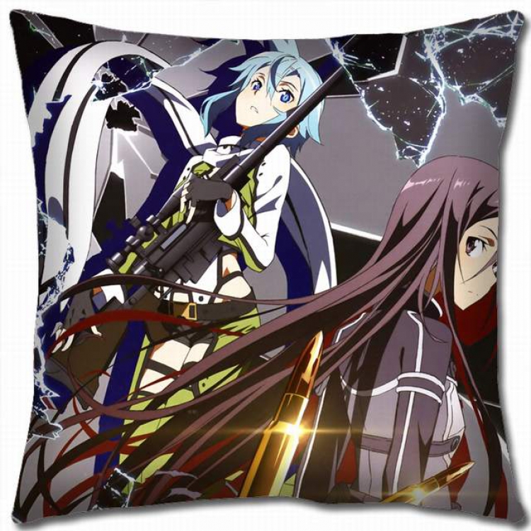 Sword Art Online Double-sided full color pillow cushion 45X45CM-d5-104 NO FILLING