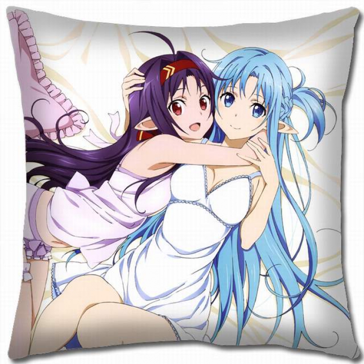 Sword Art Online Double-sided full color pillow cushion 45X45CM-d5-109 NO FILLING