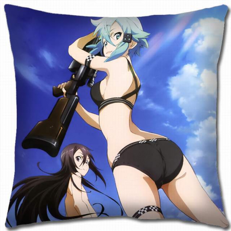 Sword Art Online Double-sided full color pillow cushion 45X45CM-d5-115A NO FILLING
