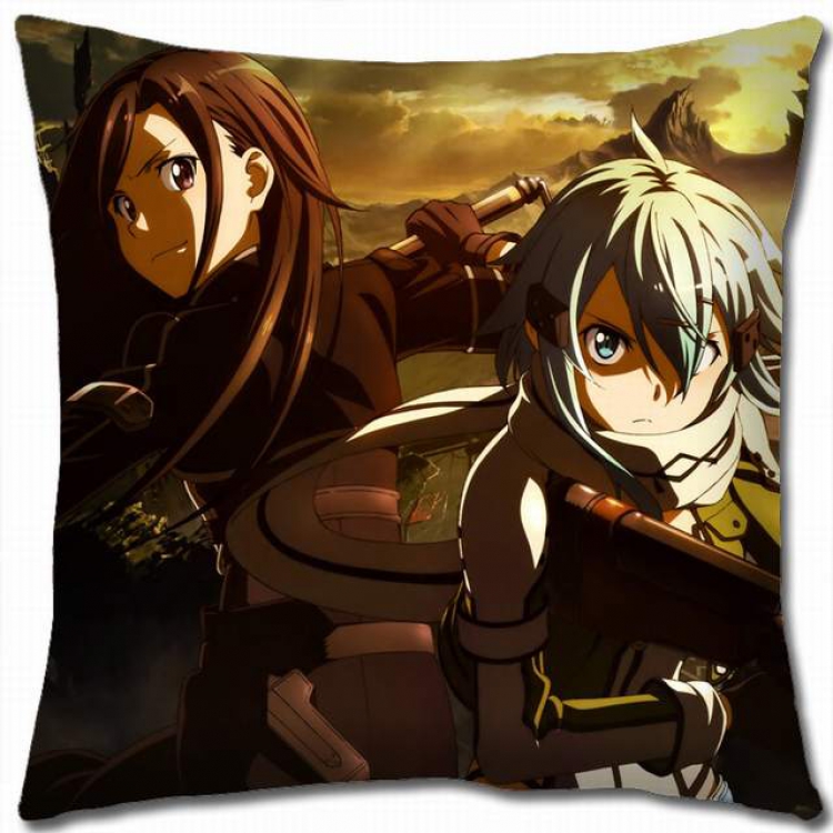 Sword Art Online Double-sided full color pillow cushion 45X45CM-d5-122 NO FILLING