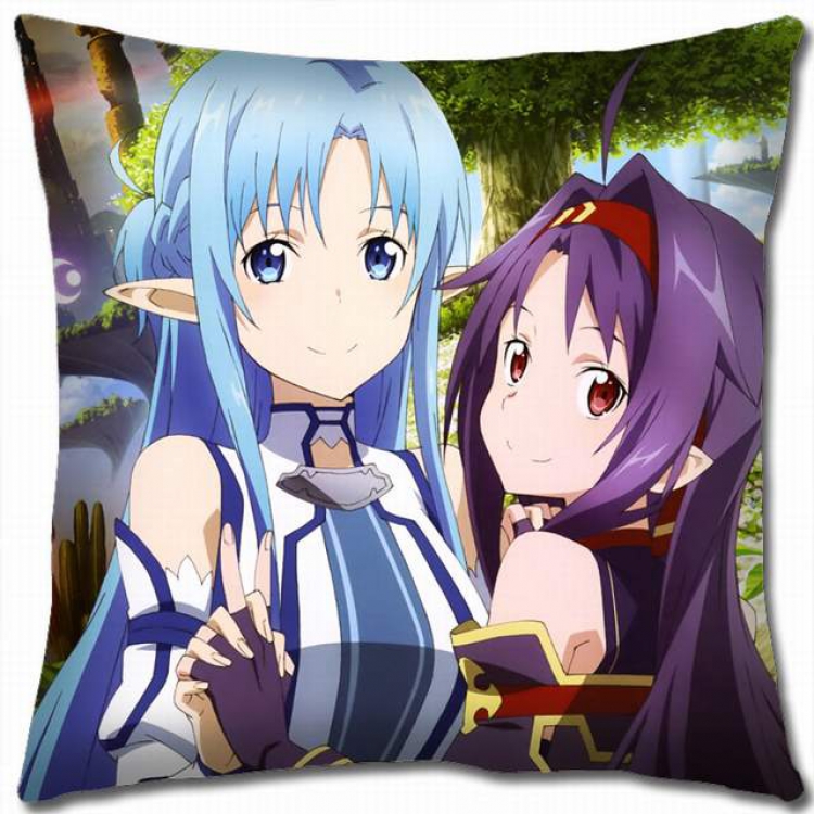 Sword Art Online Double-sided full color pillow cushion 45X45CM-d5-123B NO FILLING