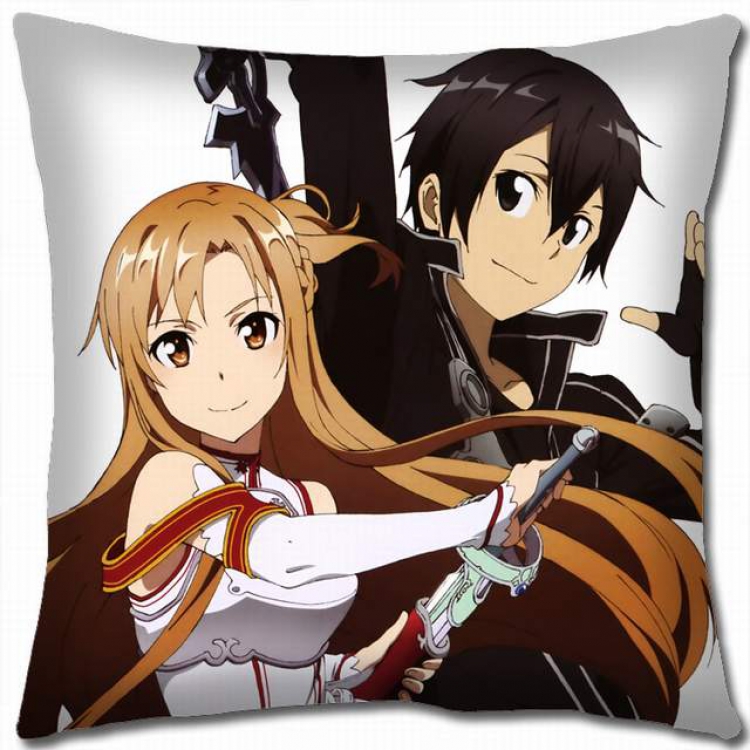 Sword Art Online Double-sided full color pillow cushion 45X45CM-d5-59 NO FILLING