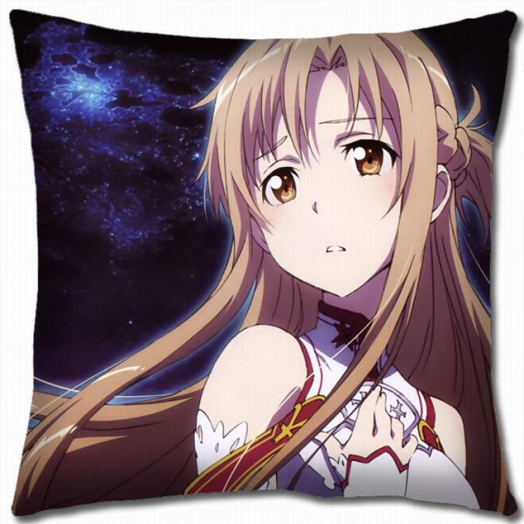 Sword Art Online Double-sided full color pillow cushion 45X45CM-d5-66 NO FILLING