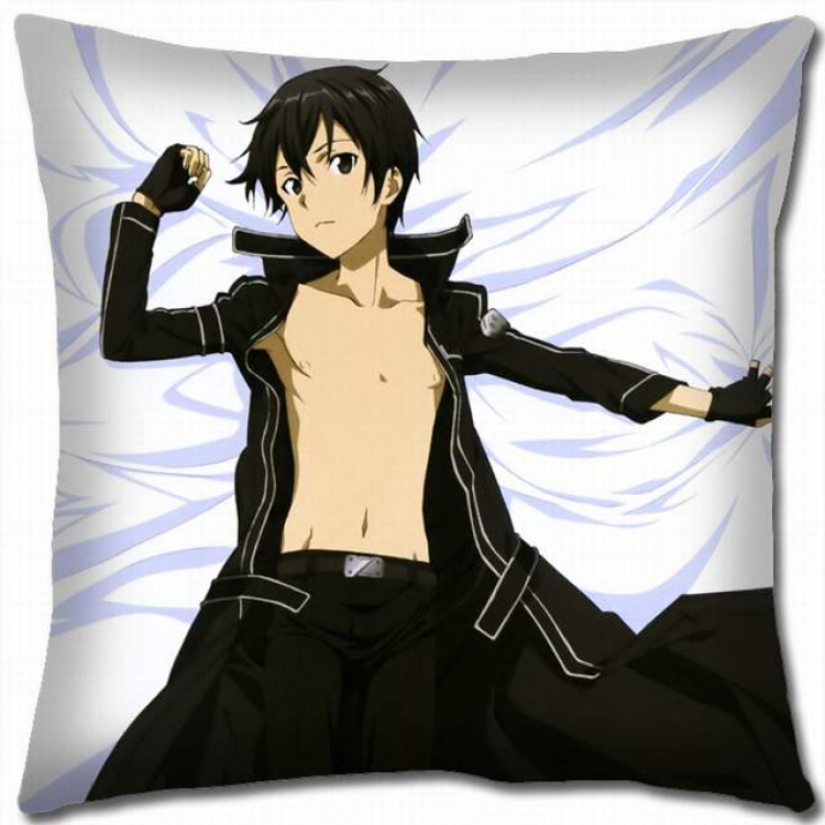 Sword Art Online Double-sided full color pillow cushion 45X45CM-d5-74A NO FILLING