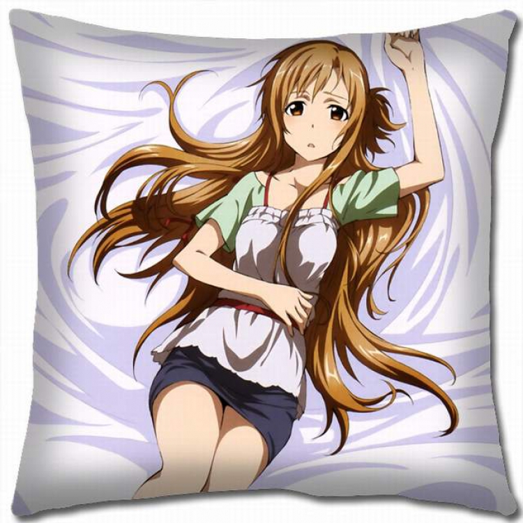 Sword Art Online Double-sided full color pillow cushion 45X45CM-d5-77B NO FILLING
