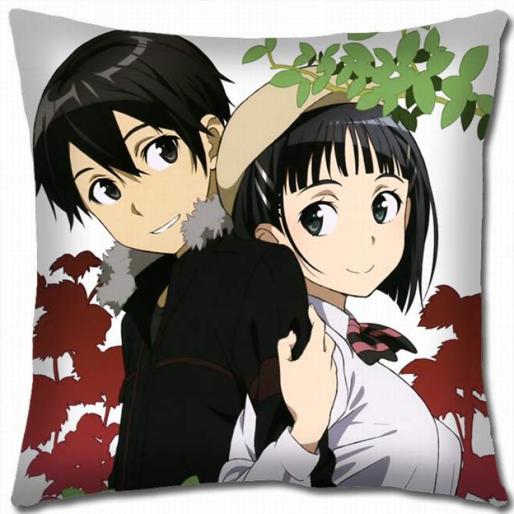 Sword Art Online Double-sided full color pillow cushion 45X45CM-d5-82A NO FILLING