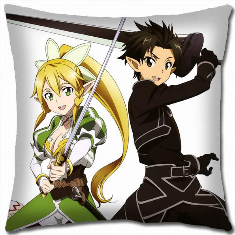 Sword Art Online Double-sided full color pillow cushion 45X45CM-d5-83B NO FILLING