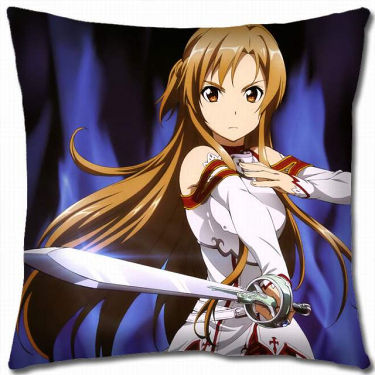 Sword Art Online Double-sided full color pillow cushion 45X45CM-d5-85A NO FILLING