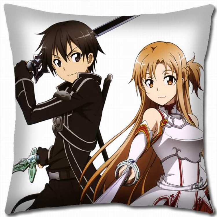 Sword Art Online Double-sided full color pillow cushion 45X45CM-d5-83A NO FILLING