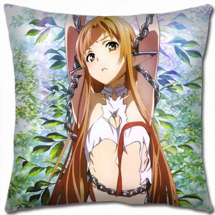 Sword Art Online Double-sided full color pillow cushion 45X45CM-d5-89B NO FILLING