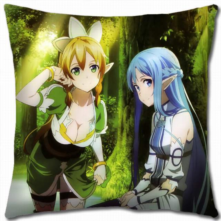 Sword Art Online Double-sided full color pillow cushion 45X45CM-d5-92B NO FILLING
