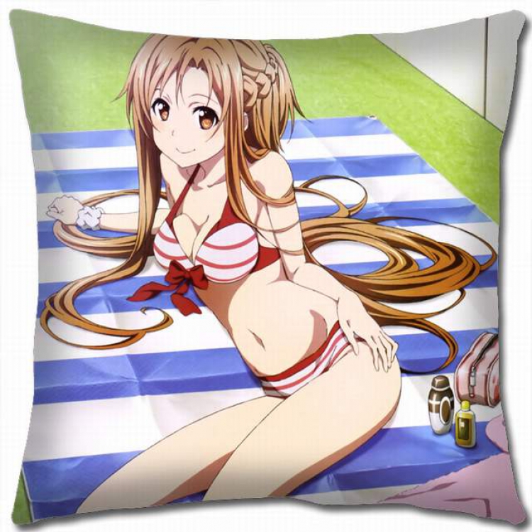 Sword Art Online Double-sided full color pillow cushion 45X45CM-d5-93B NO FILLING