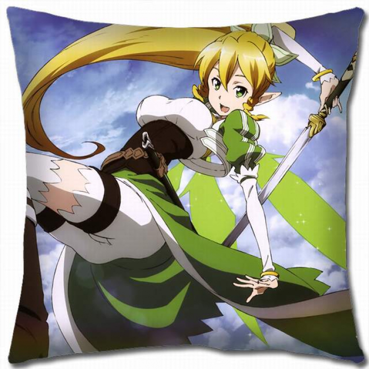 Sword Art Online Double-sided full color pillow cushion 45X45CM-d5-97 NO FILLING