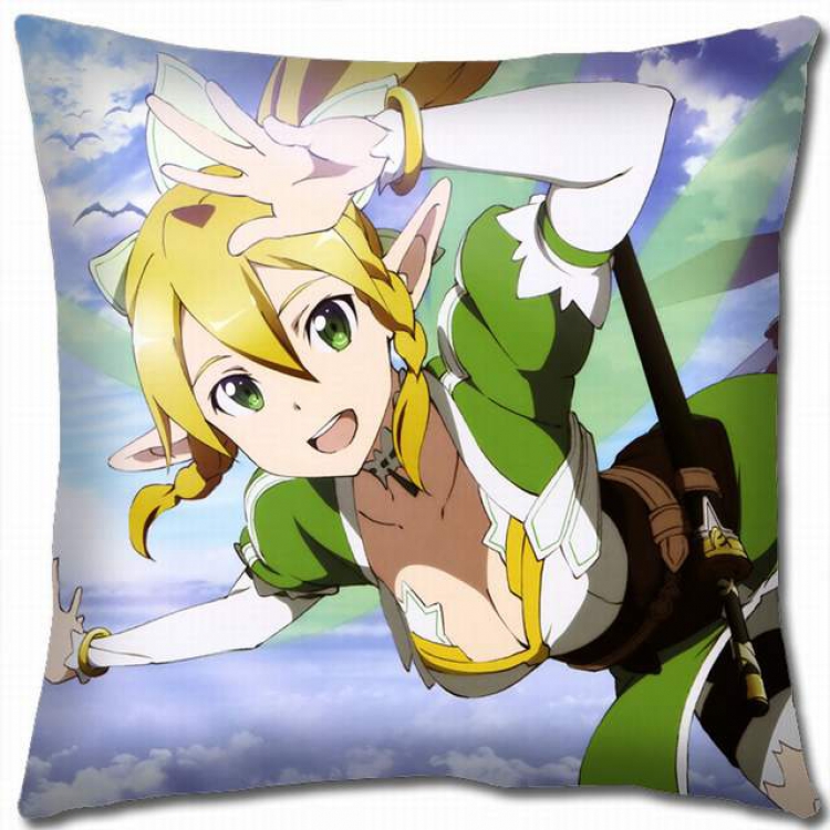 Sword Art Online Double-sided full color pillow cushion 45X45CM-d5-94 NO FILLING