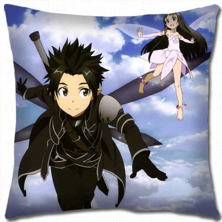 Sword Art Online Double-sided full color pillow cushion 45X45CM-d5-98A NO FILLING