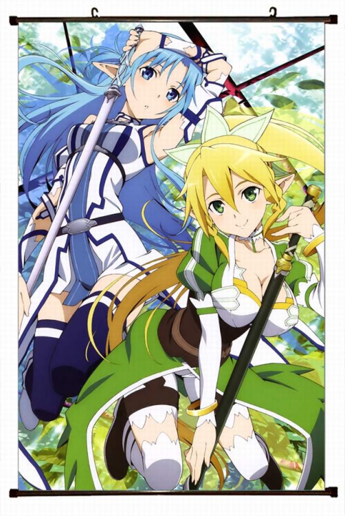 Sword Art Online Plastic pole cloth painting Wall Scroll 60X90CM preorder 3 days d5-132B NO FILLING