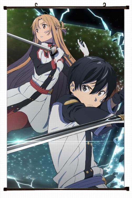 Sword Art Online Plastic pole cloth painting Wall Scroll 60X90CM preorder 3 days d5-157 NO FILLING