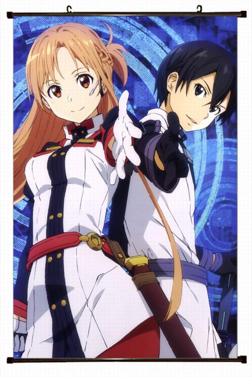 Sword Art Online Plastic pole cloth painting Wall Scroll 60X90CM preorder 3 days d5-158 NO FILLING