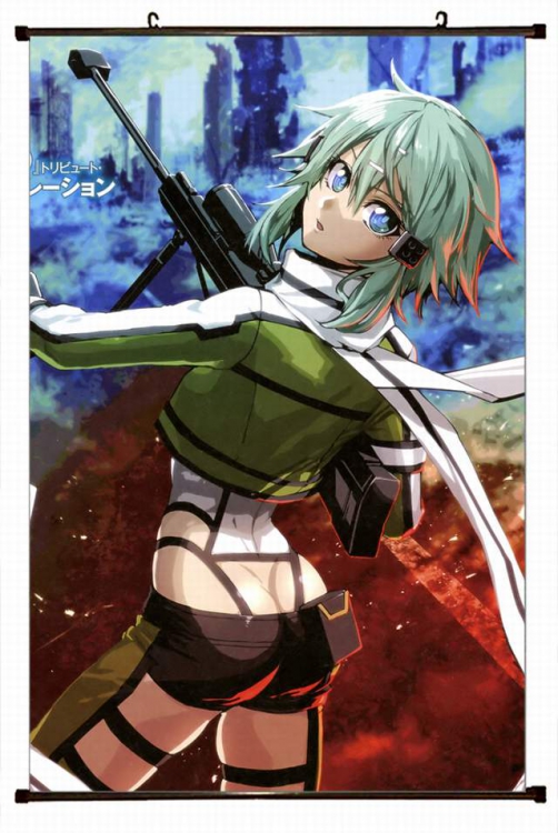 Sword Art Online Plastic pole cloth painting Wall Scroll 60X90CM preorder 3 days d5-174 NO FILLING