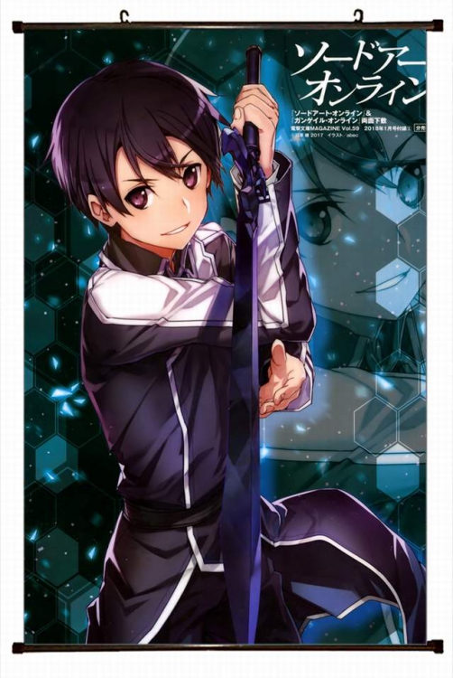 Sword Art Online Plastic pole cloth painting Wall Scroll 60X90CM preorder 3 days d5-182 NO FILLING